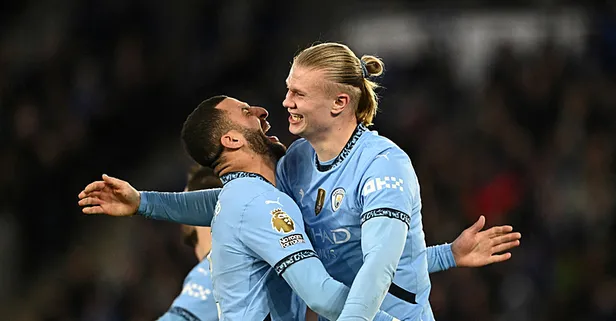 City 2024'ü mutlu bitirdi! Leicester City Manchester 0-2 MAÇ SONUCU