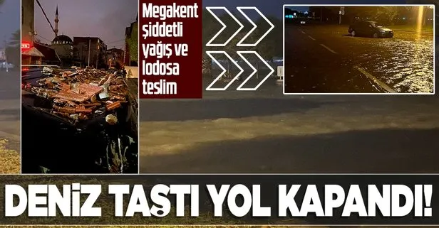 istanbul da kuvvetli firtina hayati olumsuz etkiliyor kartal sahil yolu sular altinda kalinca trafige kapatildi takvim