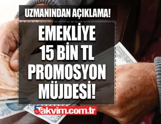 Uzmanından açıklama geldi! Emekliye 15 bin TL promosyon müjdesi! Duyan herkes emekli olmaya koşuyor!  İşte o yöntem...