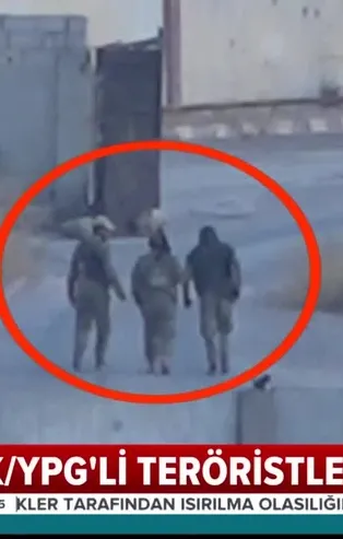 YPG/PKK'lı teröristler görüntülendi
