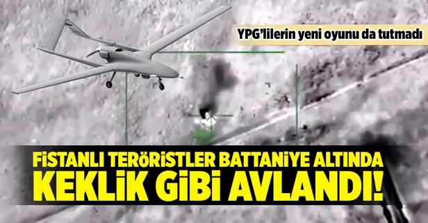 İHA ıslak battaniyenin altında avladı!