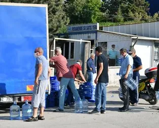 Bir su kuyruğu da Eskişehir’de!