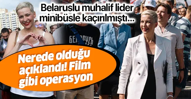 Son dakika: Belaruslu muhalif lider Mariya Kolesnikova Ukrayna'ya kaçtı