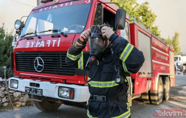 Yeni evli itfaiye eri Ahmet Davşan yangın haberini alınca balayını iptal edip Antalya Manavgat'a geldi - 10