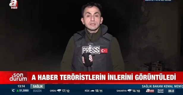 YPG’nin sır karargahları A Haber’de: Kilometrelerce uzanan tünellerde mayın tuzağı!