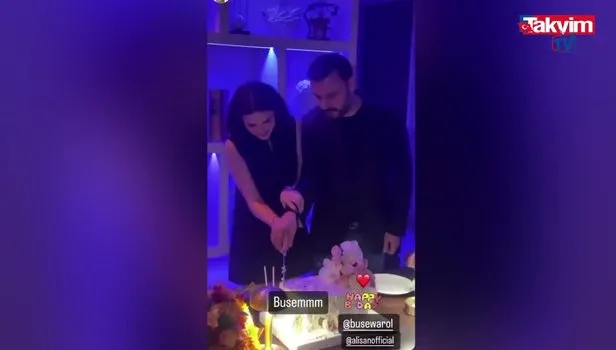 Alişan'dan biricik eşi Buse Varol'a erken doğum günü kutlaması