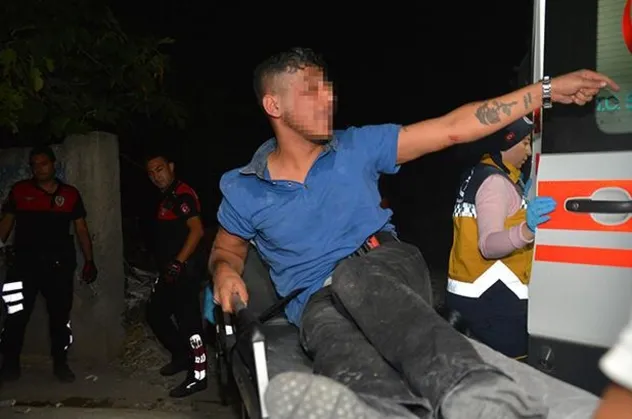 Polisten kaçmaya çalışırken damdan düştü!