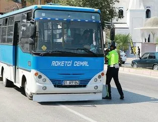 Polis minibüsteki ’roket’i affetmedi