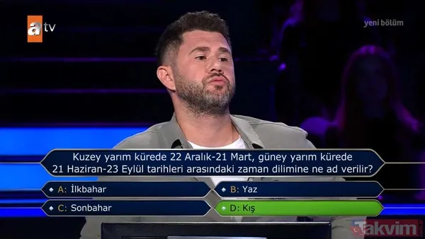 Yarışmacı 'forvet'i bilemedi joker kullandı! Kim Milyoner Olmak İster'de Kenan İmirzalıoğlu'ndan futbol dersi! İzleyiciler ekran başında çıldırdı - 43