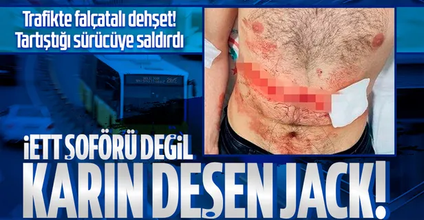 İETT şoförü dehşet saçtı! Tartıştığı adamın karnını yardı