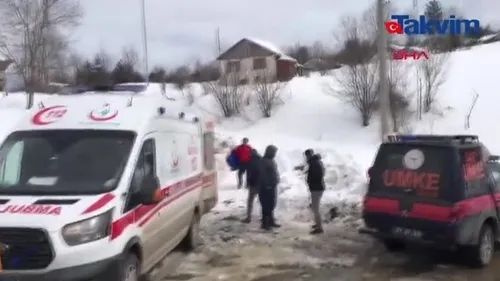 Tamir için gitti, donmaktan UMKE kurtardı