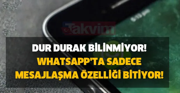 Kullananlar şaşkın...Whatsapp'ta yeni dönem! Sadece mesajlaşma özelliği tarih oldu! Güncellemeler sınır tanımıyor!