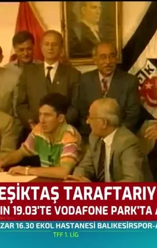 Sergen Yalçın'ın 29 yıllık Beşiktaş görüntüleri ortaya çıktı! 1991 yılındaki ilk imza görüntüleri...