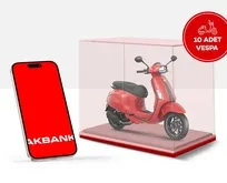 Akbank Vespa Sprint S 125 2024 model motosiklet kampanyası çekiliş sonuçları açıklandı!