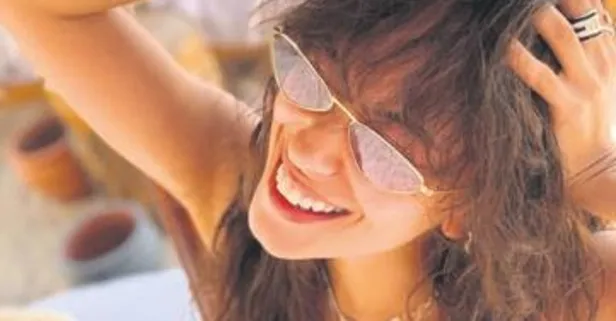 Duygu Sarışın Ege’de moral depoluyor