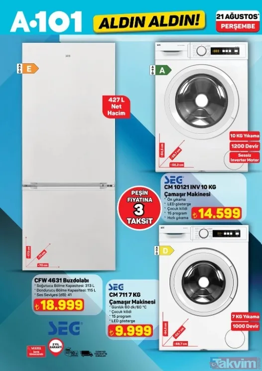 A101 21 Ağustos 2025 aktüel ürünler kataloğu: Halı ve koltuk yıkama makinesi geliyor! - 11