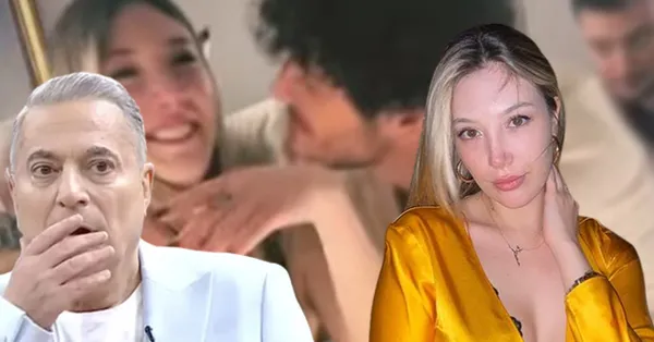 Mehmet Ali Erbil’in kızı Yasmin Erbil ile sevgilisi Yiğit Poyraz’dan olay kare! İkili aşka geldi dudak dudağa görenler: Baban görecek