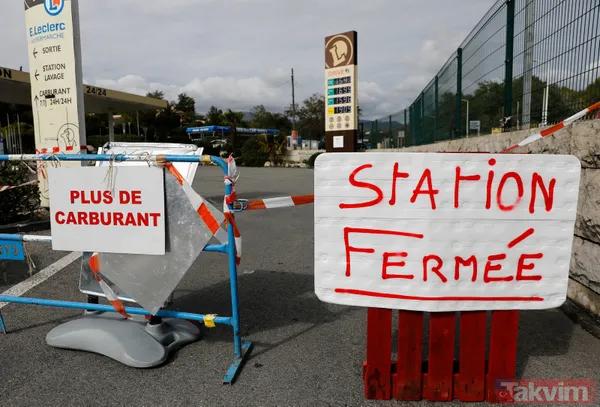 Fransa'da akaryakıt krizi! Grevden dönmeyene hapis cezası var - 8