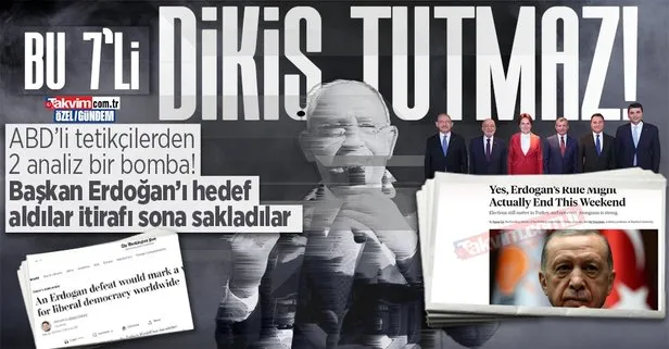 ABD’nin küresel tetikçileri Başkan Erdoğan’ı hedef aldı seçim sonrası kaos çağrısı yaptı! Dikkat çeken analiz: Erdoğan gitsin koalisyon da tutmaz