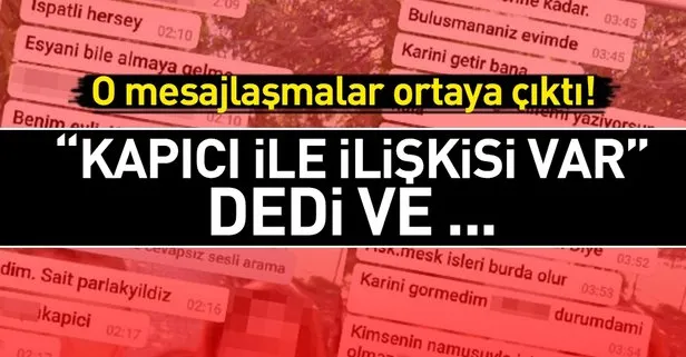 Eşini kapıcı ile ilişki şüphesiyle öldürmüş