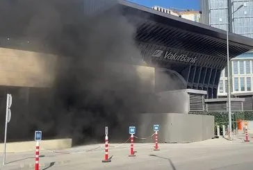 İstanbul Finans Merkezi’nde korkutan yangın!