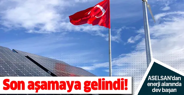ASELSAN'dan enerji alanında büyük başarı! Son aşamaya gelindi