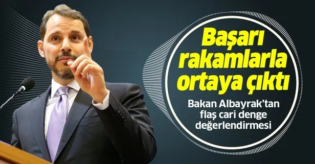 Hazine ve Maliye Bakanı Berat Albayrak’tan cari fazla açıklaması: Başarı rakamlarla ortaya çıkmış oldu