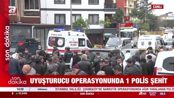 Uyuşturucu operasyonunda 1 polis şehit