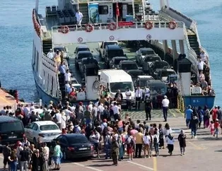 Tatilciler dönüş yolunda