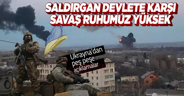 Son dakika: Ukrayna Dışişleri Bakanlığı: Saldırgan devlete karşı savaş ruhumuz yüksek