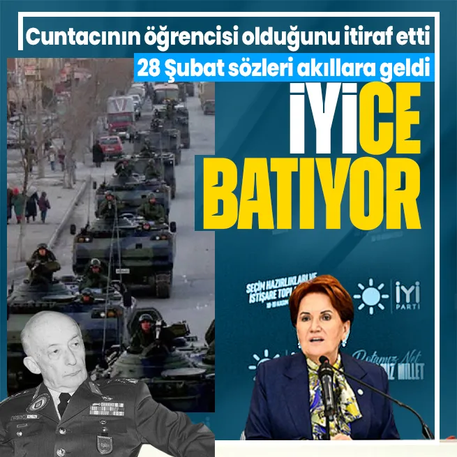 İYİ Parti lideri Meral Akşener, 28 Şubat darbesi organizatörlerinden eski MİT Başkanı Teoman Komanın öğrencisi olduğunu itiraf etti