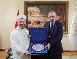 Başkan Erdoğan, Diyanet İşleri Başkanı Erbaş'ı ziyaret etti
