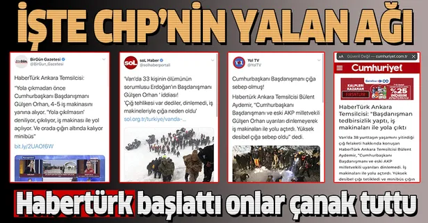 İşte Bülent Aydemir'in "çığ" yalanına çanak tutan medya!