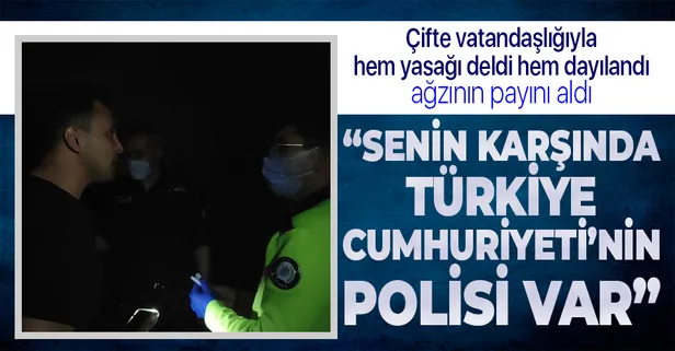 Türk asıllı Avusturyalı boksöre polisten tokat gibi cevap: Senin karşında Türkiye Cumhuriyeti'nin polisi var