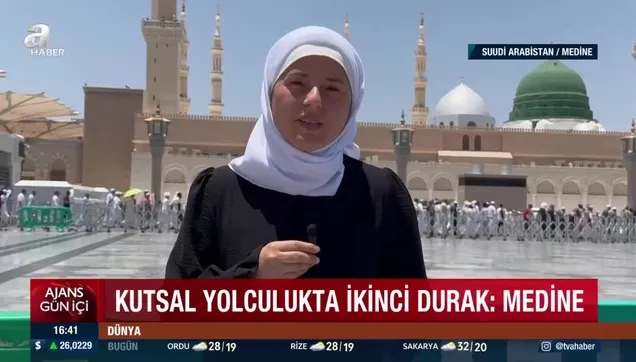 Kutsal yolculukta ikinci durak Medine