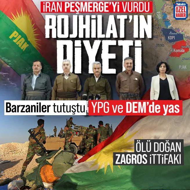 Rojhilat İttifakının intikamı mı? İran Peşmergeyi vurdu Barzaniler tutuştu | YPG ve DEMde yas var