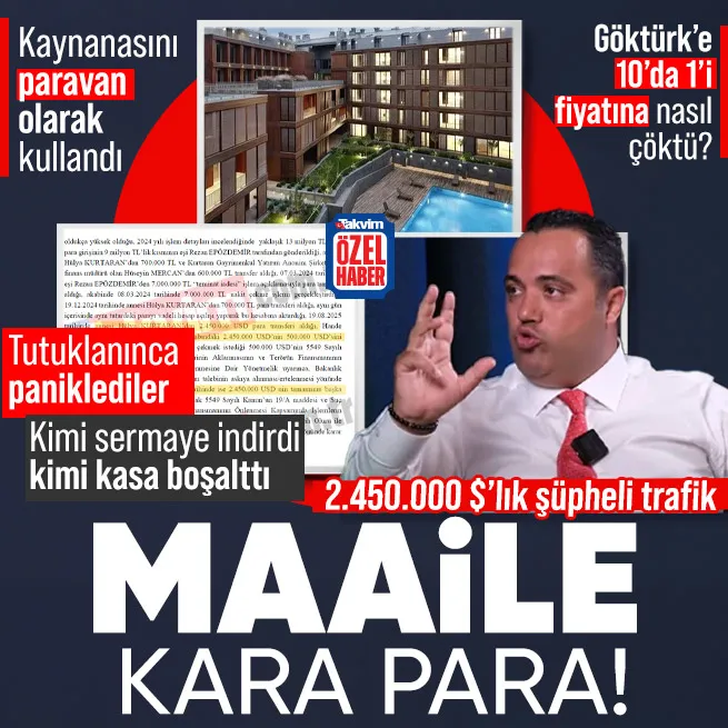 Rezan Epözdemirin kara para ağı MASAK raporunda! Kaynanasını paravan olarak kullandı: Eşinden 2 milyon 450 bin dolarlık şüpheli işlem