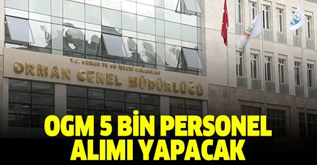 Tarım ve Orman Bakanlığı 5 bin personel alımı yapacak!