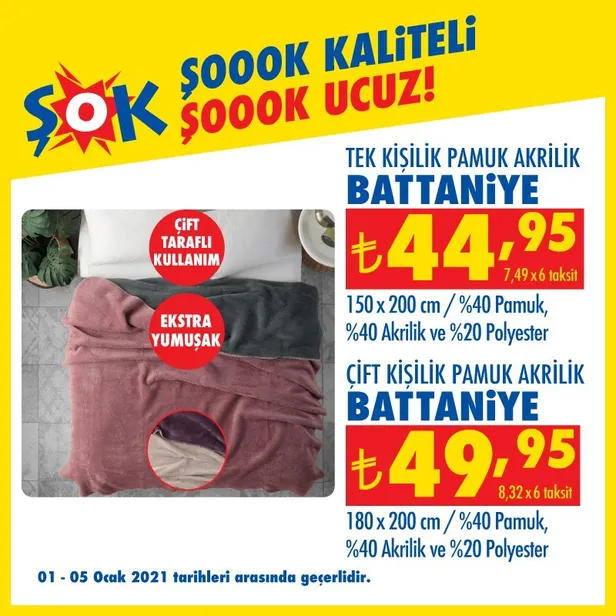 ŞOK 1 Ocak 2021 kataloğu! Yeni yıla özel hafta sonu fırsatlarını kaçırmayın!-16