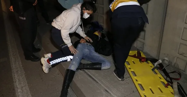 Sevgilisinin terk ettiği genç kız alt geçide atladı