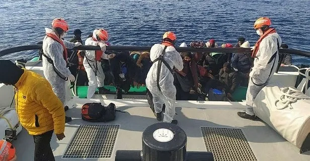 Yunanistan insanları yine ölüme gönderdi! Türk kara sularına itilen 33 düzensiz göçmen kurtarıldı