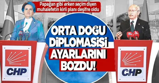 Kılıçdaroğlu ve Akşener’in kirli planı deşifre oldu: Erken seçim değil kaos!