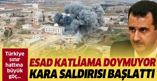 Son dakika: Esed rejimi güçleri, Halep'in batısı ve güneyine saldırıyor! Türkiye sınır hattına göç başladı