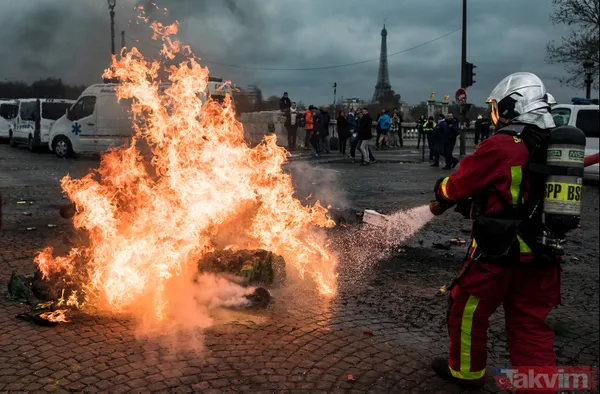 Paris'teki son gösterilerin faturası ağır oldu - 34