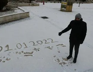 Yeni yıl karla geldi