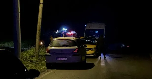 Kontrolden çıkan araç şarampole uçtu! 2 yaralı