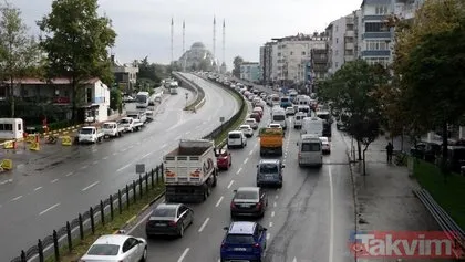 Karadeniz Sahil Yolu’nda 10 araç birbirine girdi! 5 kilometrelik otomobil kuyruğu oluştu
