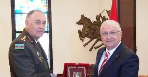 Son dakika: Milli Savunma Bakanı Yaşar Güler Azerbaycan Genelkurmay Başkanı Veliyev'i kabul etti!
