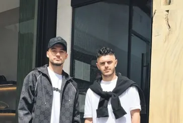 Beşiktaş'ın yıldızları Ernest Muçi ve Milot Rashica'dan yemek molası!