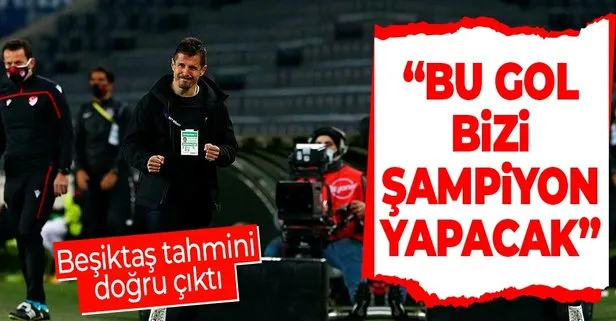 Emre Belözoğlu’nun Beşiktaş-Ankaragücü maçı ile ilgili yaptığı tahmin doğru çıktı: Bu gol bizi şampiyon yapacak